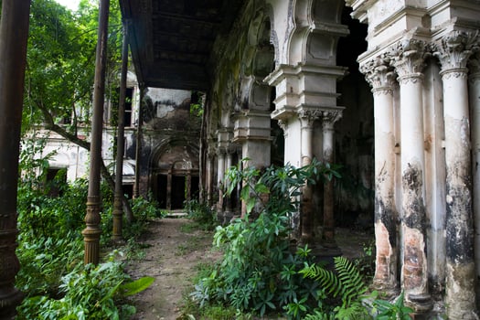 'Baisharshi Zamindar Bari' or Rajendra Babur Bari is a historical zamindar house located in Baisharshi village of Sadarpur Upazila in Faridpur district of Bangladesh photo
