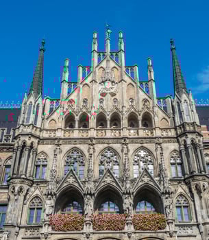 New Town Hall, Neues Rathaus, in Munich, Germany photo
