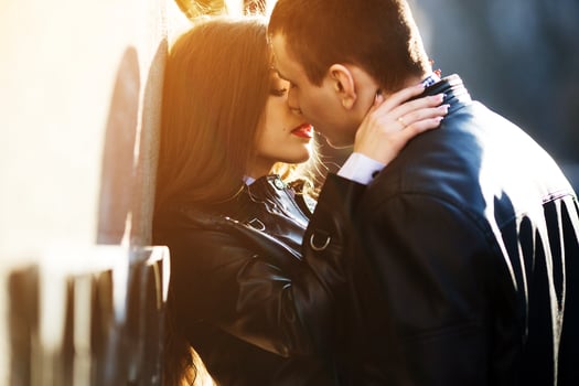 beautiful young couple photo