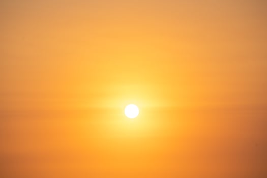 Beautiful sunset beach landscape, exotic tropical island nature, colorful red yellow sky, silhouette ship, golden sun glow reflection, summer holidays vacation. Sky cloud cinematic. photo