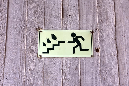 Road signs and signs in Israel. photo