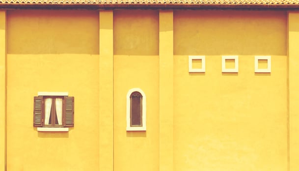 yellow wall for background photo