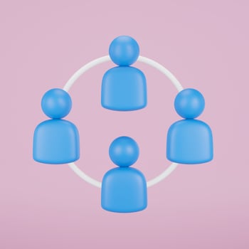Business collaborate icon. Communication illustration sign collection. coordination symbol. photo