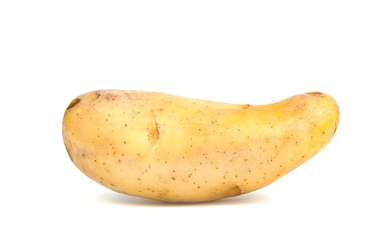 potatoes isolated on white background photo