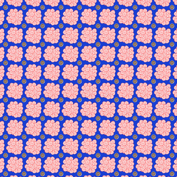 seamless pattern cloud background on blue background photo
