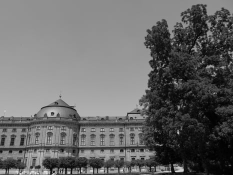 the city of Wuerzburg at the river main photo