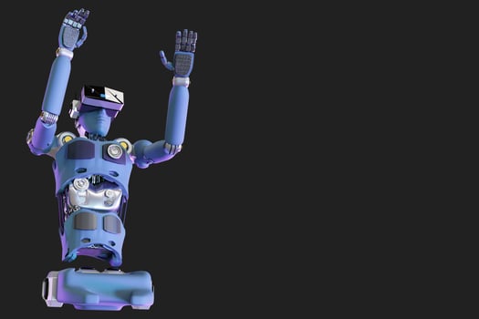 Robot metaverse VR avatar reality game virtual reality of people blockchain technology investment, business lifestyle virtual reality vr world connection cyber avatar metaverse people 2022 3D RENDER photo