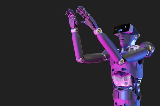 Robot metaverse VR avatar reality game virtual reality of people blockchain technology investment, business lifestyle virtual reality vr world connection cyber avatar metaverse people 2022 3D RENDER photo