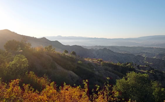 Landscape of the Ed Davis Park at Towsley Canyon - California, USA photo