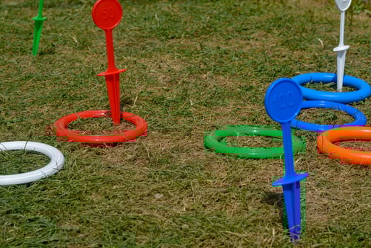 Throw rings in summer photo