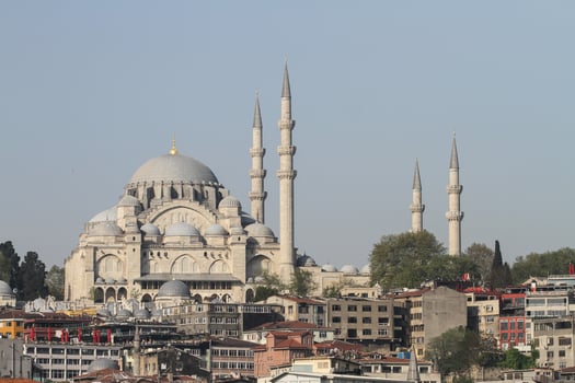 Suleymaniye Mosque in Istanbul City photo