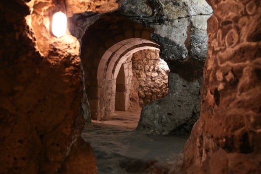 Derinkuyu Underground City in Cappadocia photo