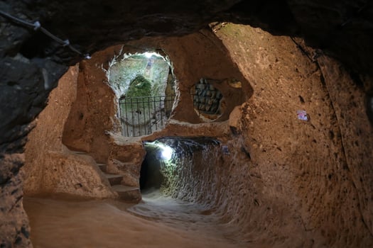Derinkuyu Underground City in Cappadocia photo