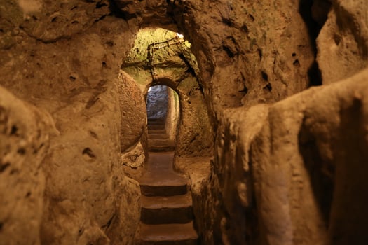 Derinkuyu Underground City in Cappadocia photo