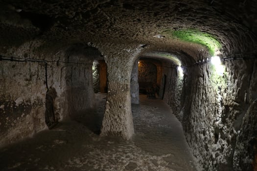 Derinkuyu Underground City in Cappadocia photo