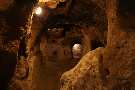 Derinkuyu Underground City in Cappadocia photo