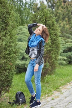 Happy Beautiful girl photo