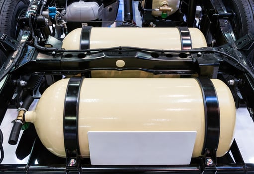 Modern gas tank photo