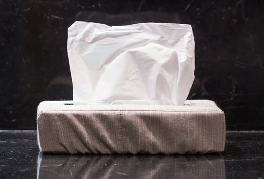 tissue box in the bathroom photo