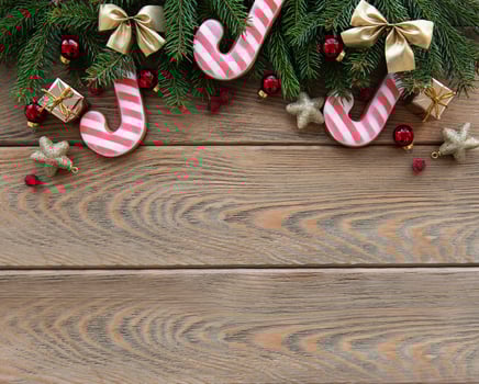 Christmas decoration with cookies photo
