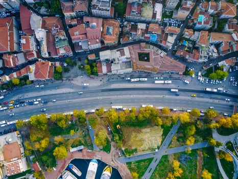 Istanbul aerial survey photo