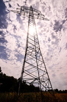 Electric pole view photo