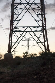 Energy tower view photo