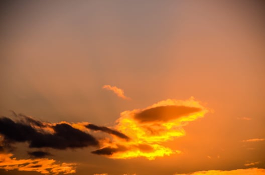 Sunset sky photo