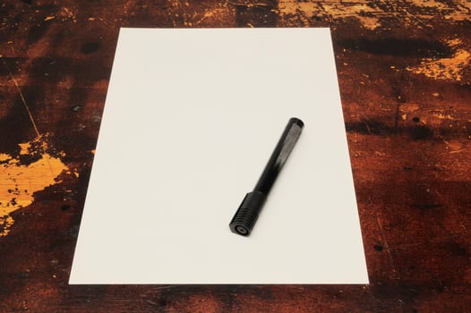 Pen and paper photo