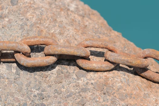 Chain close-up view photo