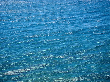 Sea water close-up photo
