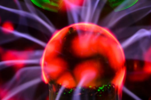 Electric ball close-up photo