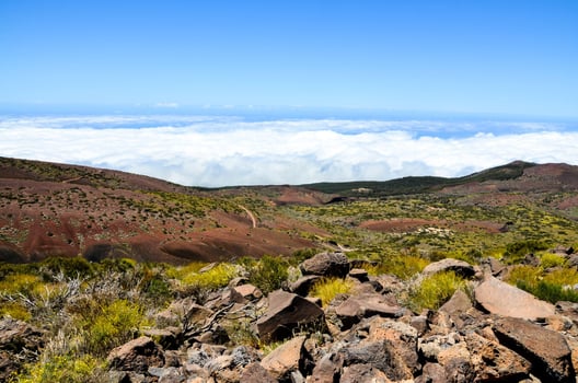 Scenic mountains view photo