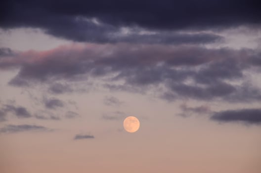 Sky over the sunset photo