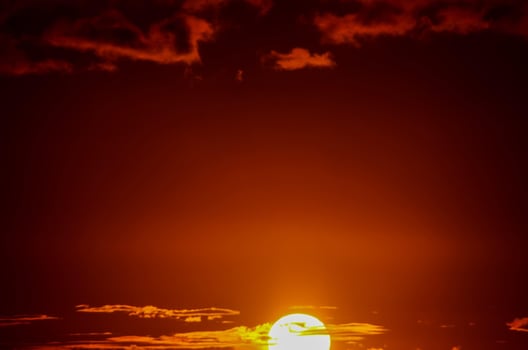 Sky over the sunset photo