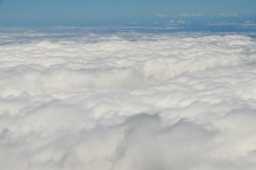 View of the sky with clouds photo