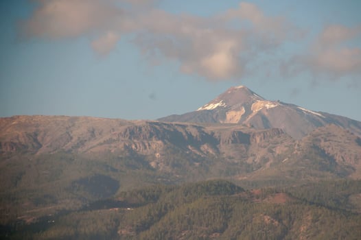 Scenic mountains view photo