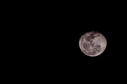 View of the moon photo