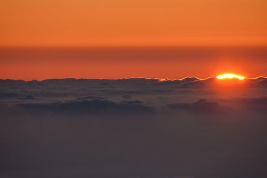 Sky at sunset photo