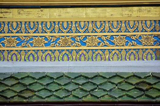 Ornate wall relief photo