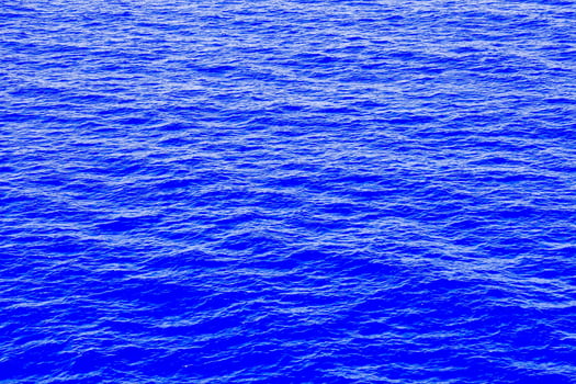 Calm blue sea photo