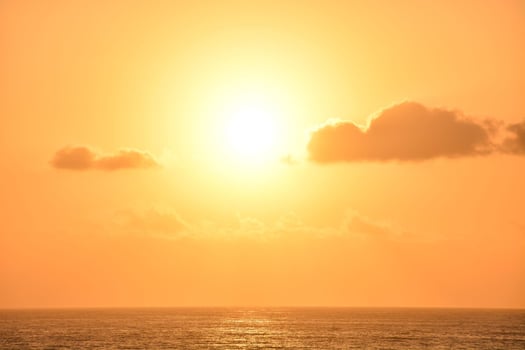 Scenic sunset view photo