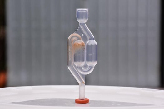 Glass brewing equipment photo