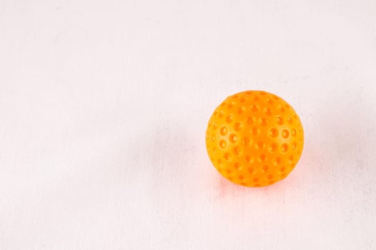 Orange golf ball photo