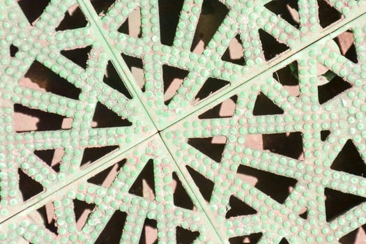 Green metal texture photo