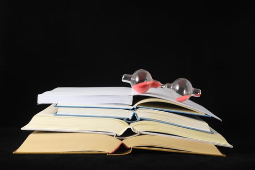 Pile of books photo