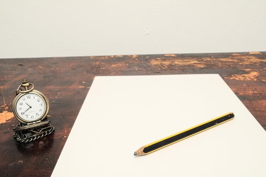 Pencil and paper photo