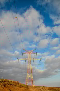 Electrical power pylon photo