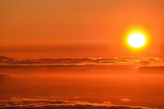 Beautiful sunset view photo