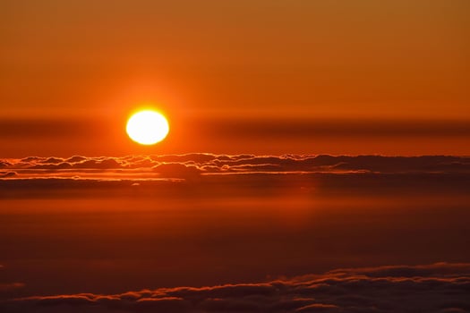 Beautiful sunset view photo